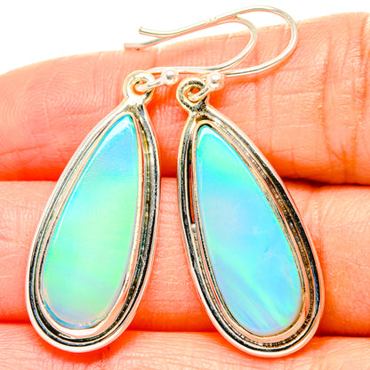 Aura Opal Earrings handcrafted by Ana Silver Co - EARR430514
