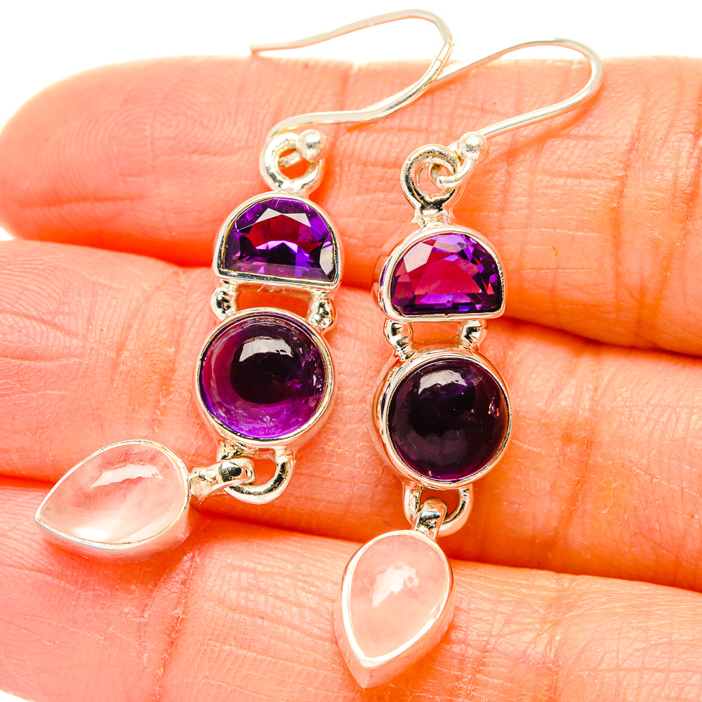 Amethyst Earrings handcrafted by Ana Silver Co - EARR430519
