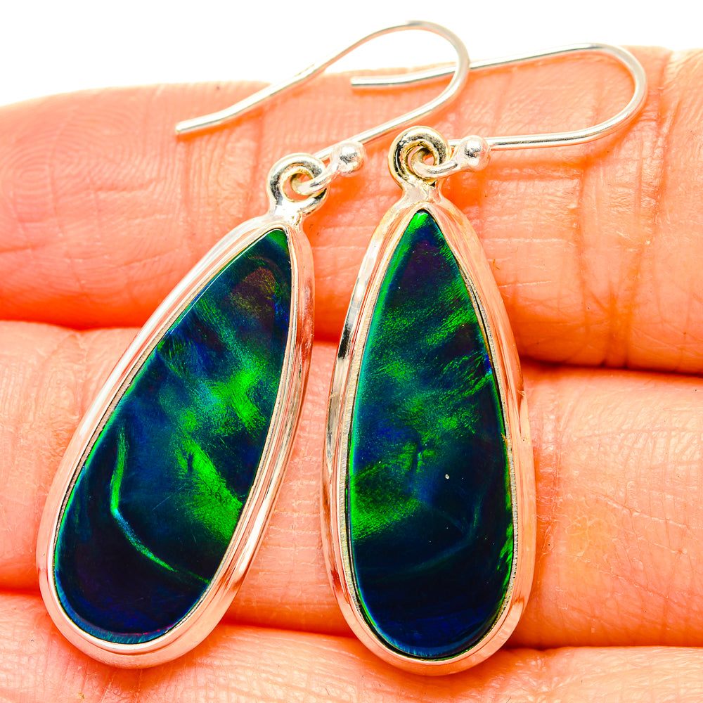 Aura Opal Earrings handcrafted by Ana Silver Co - EARR430524