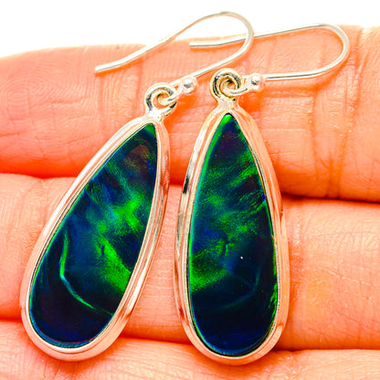 Aura Opal Earrings handcrafted by Ana Silver Co - EARR430524
