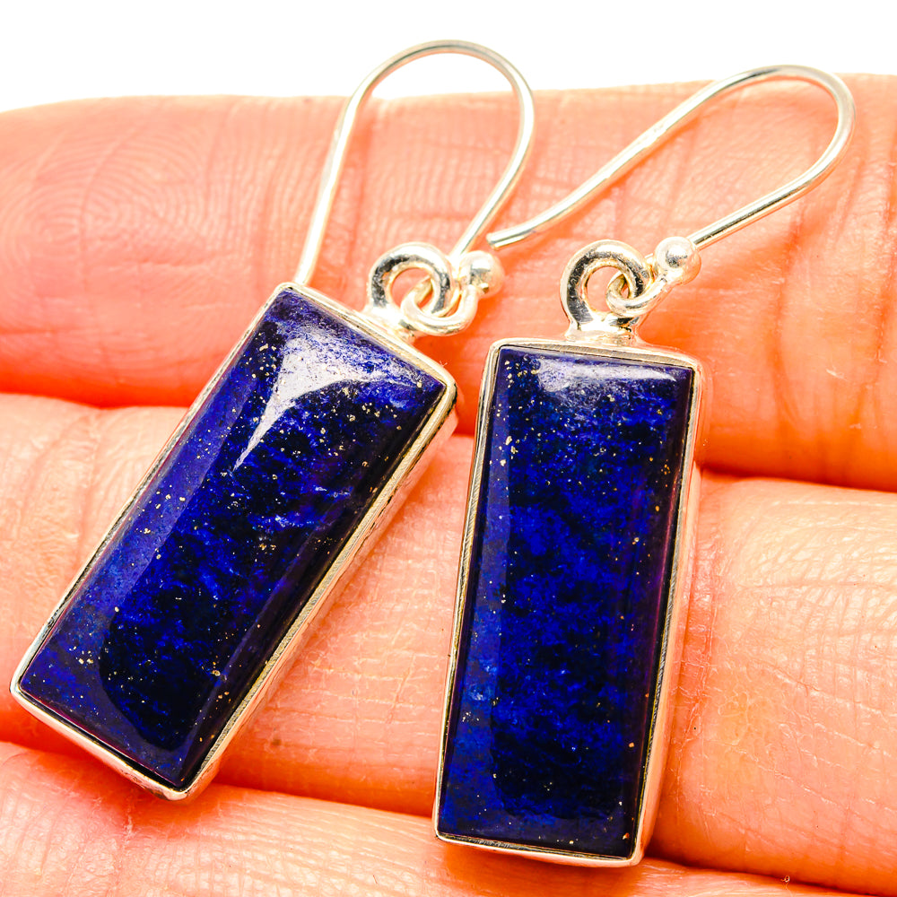 Lapis Lazuli Earrings handcrafted by Ana Silver Co - EARR430526
