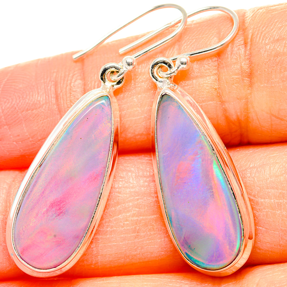 Aura Opal Earrings handcrafted by Ana Silver Co - EARR430534