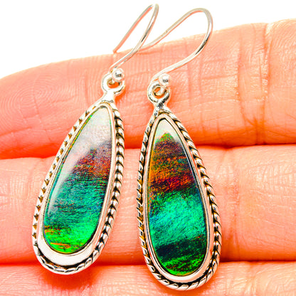 Aura Opal Earrings handcrafted by Ana Silver Co - EARR430540