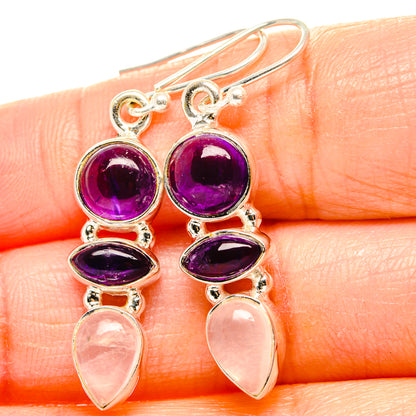 Amethyst Earrings handcrafted by Ana Silver Co - EARR430541