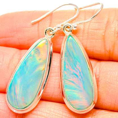 Aura Opal Earrings handcrafted by Ana Silver Co - EARR430549