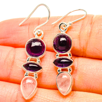 Amethyst Earrings handcrafted by Ana Silver Co - EARR430552