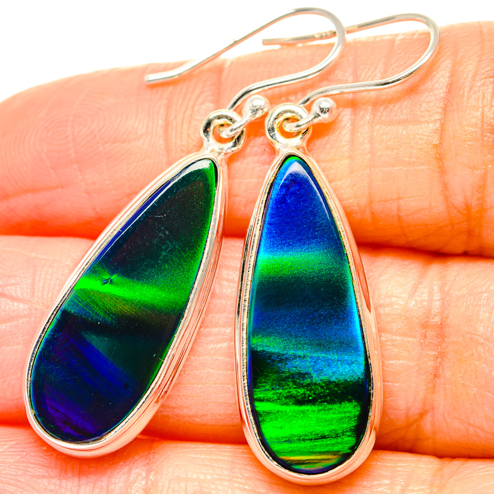 Aura Opal Earrings handcrafted by Ana Silver Co - EARR430556