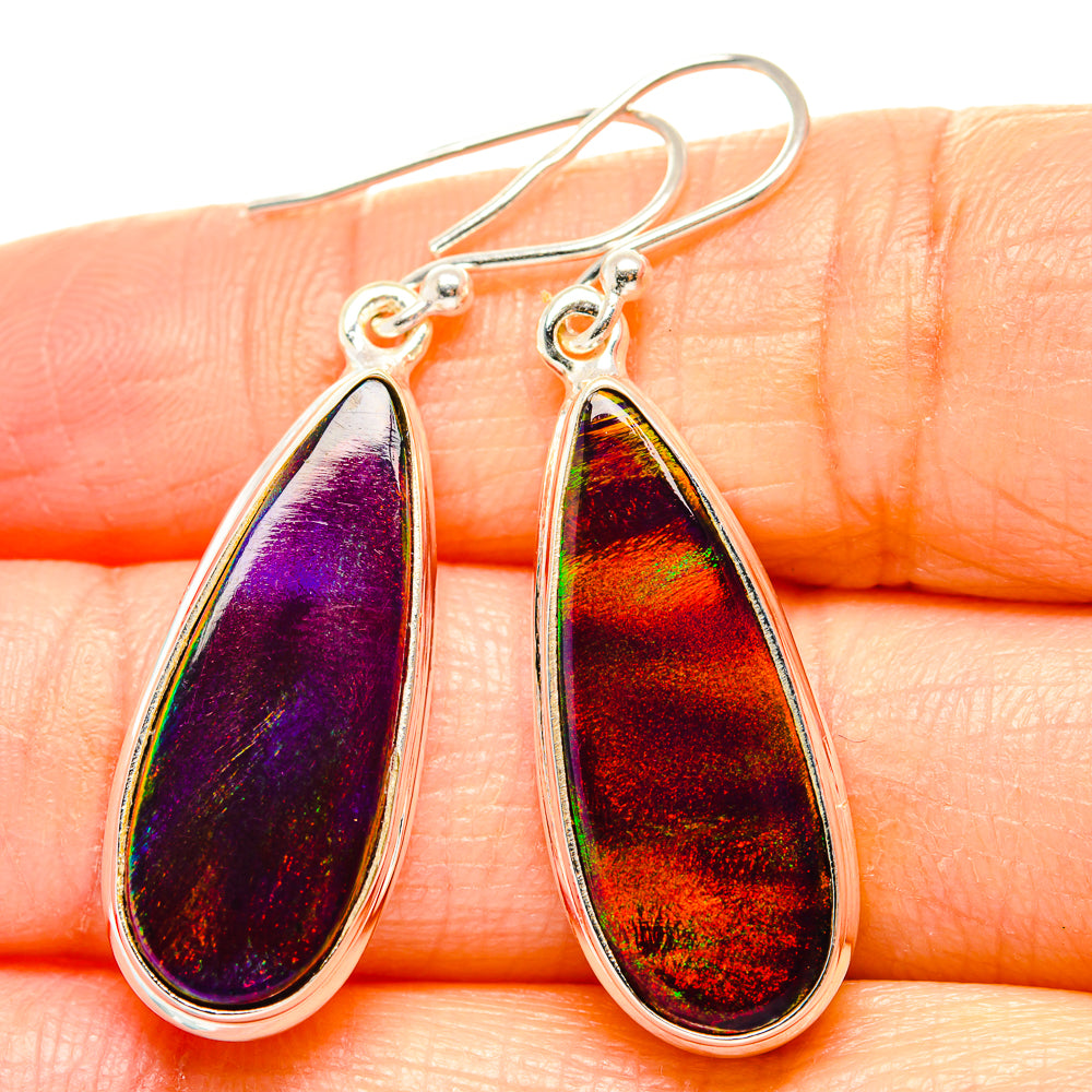 Aura Opal Earrings handcrafted by Ana Silver Co - EARR430559