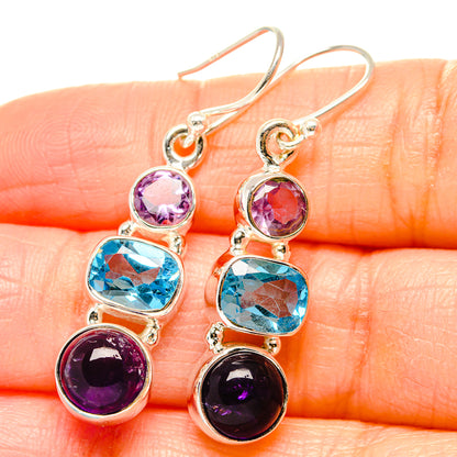 Amethyst Earrings handcrafted by Ana Silver Co - EARR430560