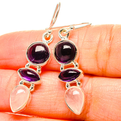 Amethyst Earrings handcrafted by Ana Silver Co - EARR430565