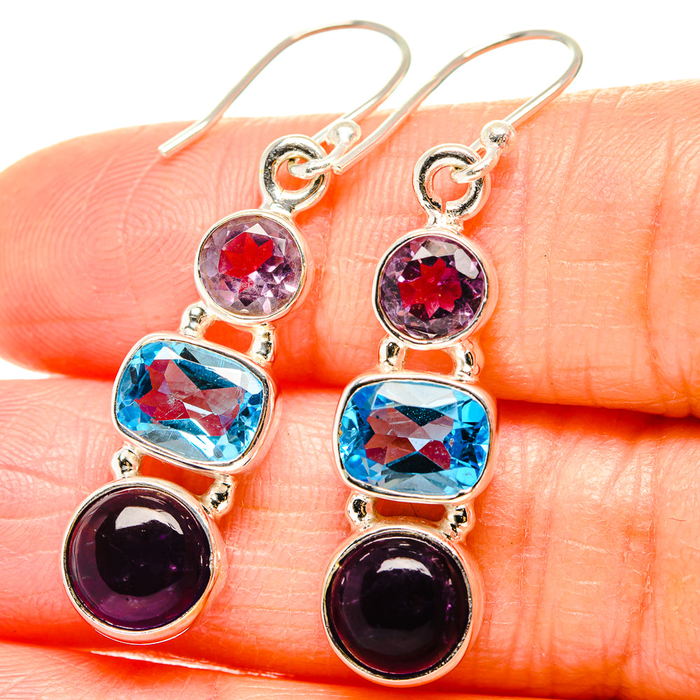 Amethyst Earrings handcrafted by Ana Silver Co - EARR430566