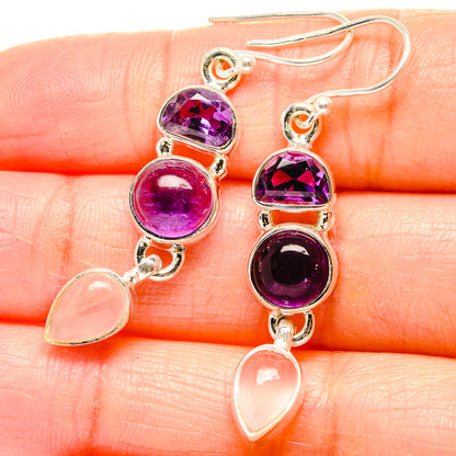 Amethyst Earrings handcrafted by Ana Silver Co - EARR430567