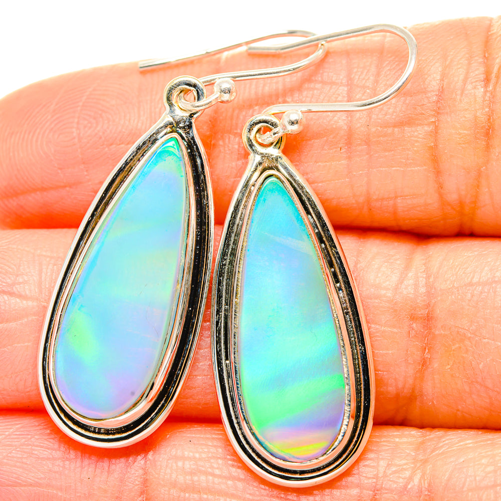 Aura Opal Earrings handcrafted by Ana Silver Co - EARR430570