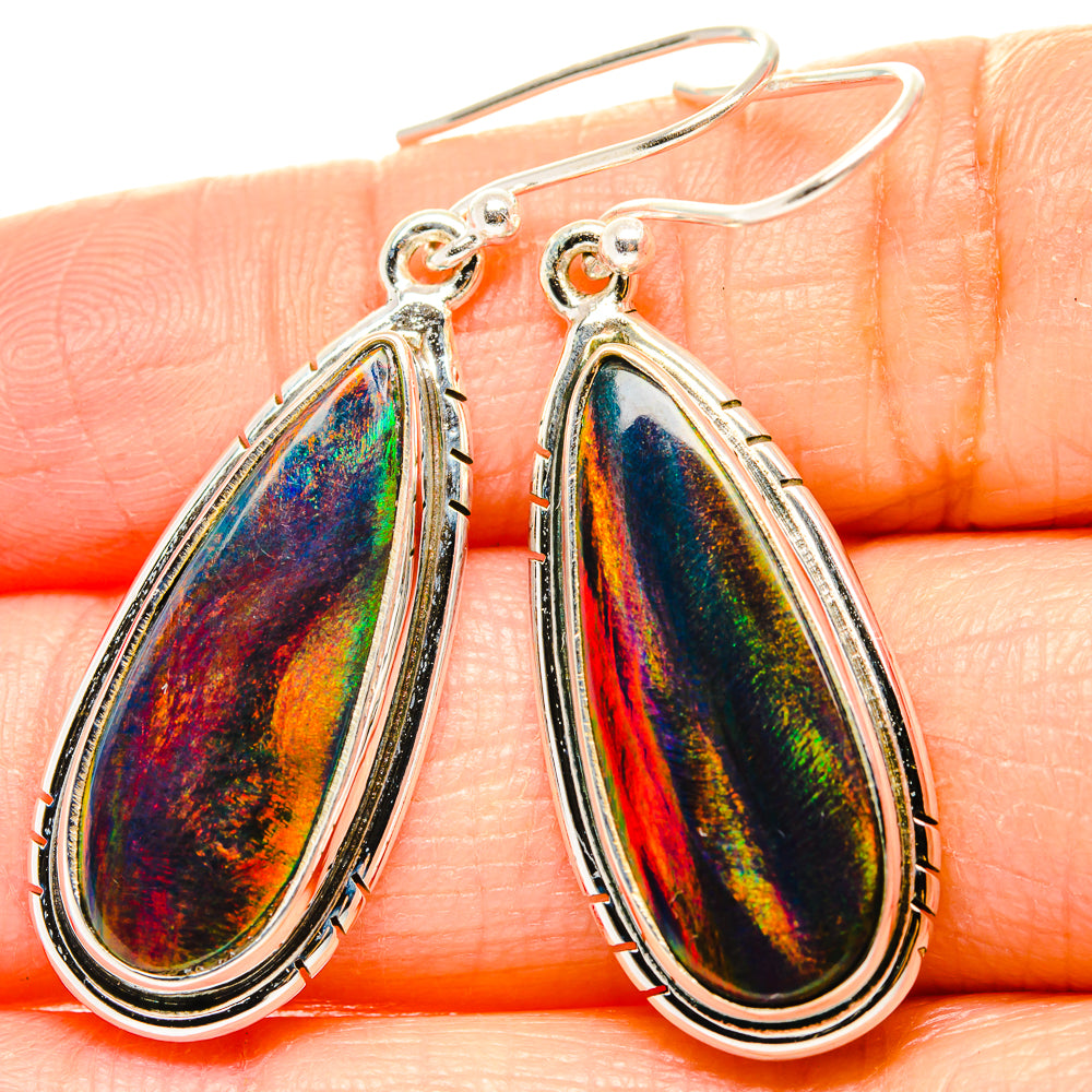 Aura Opal Earrings handcrafted by Ana Silver Co - EARR430572