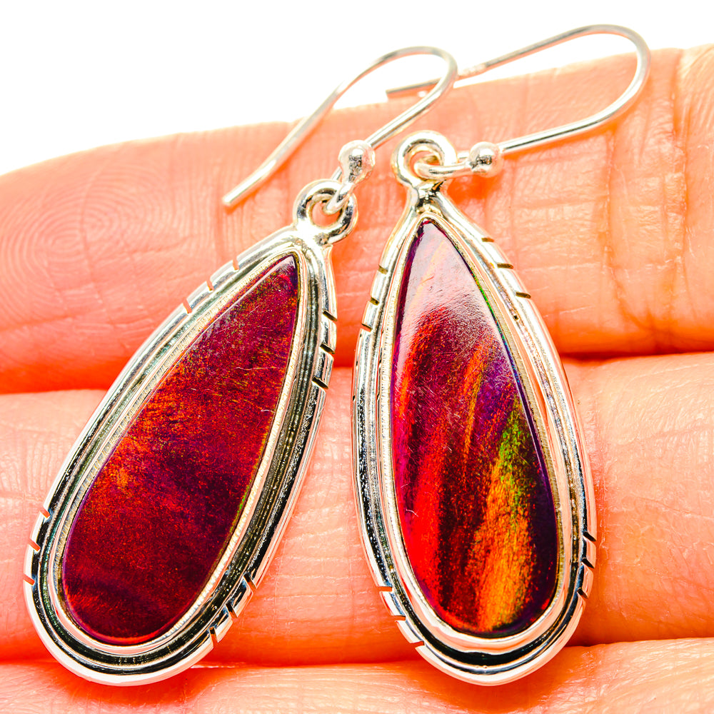 Aura Opal Earrings handcrafted by Ana Silver Co - EARR430577