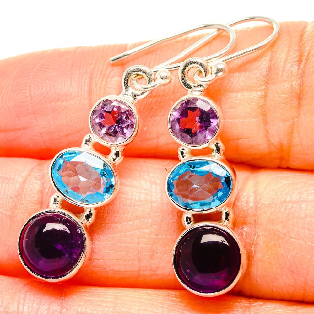 Amethyst Earrings handcrafted by Ana Silver Co - EARR430582