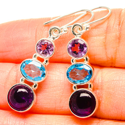 Amethyst Earrings handcrafted by Ana Silver Co - EARR430582