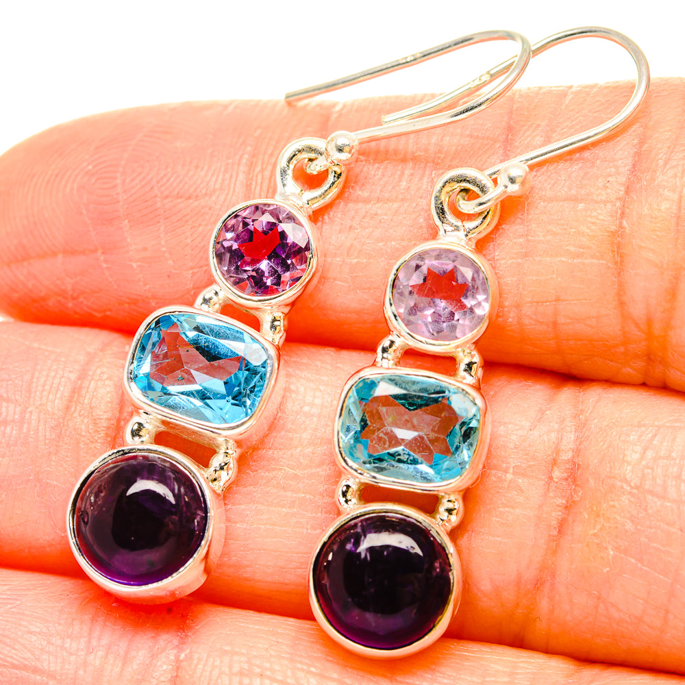 Amethyst Earrings handcrafted by Ana Silver Co - EARR430592