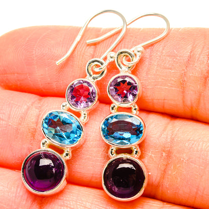 Amethyst Earrings handcrafted by Ana Silver Co - EARR430600