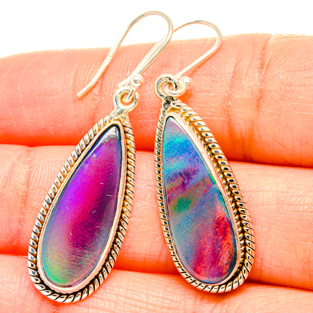 Aura Opal Earrings handcrafted by Ana Silver Co - EARR430601