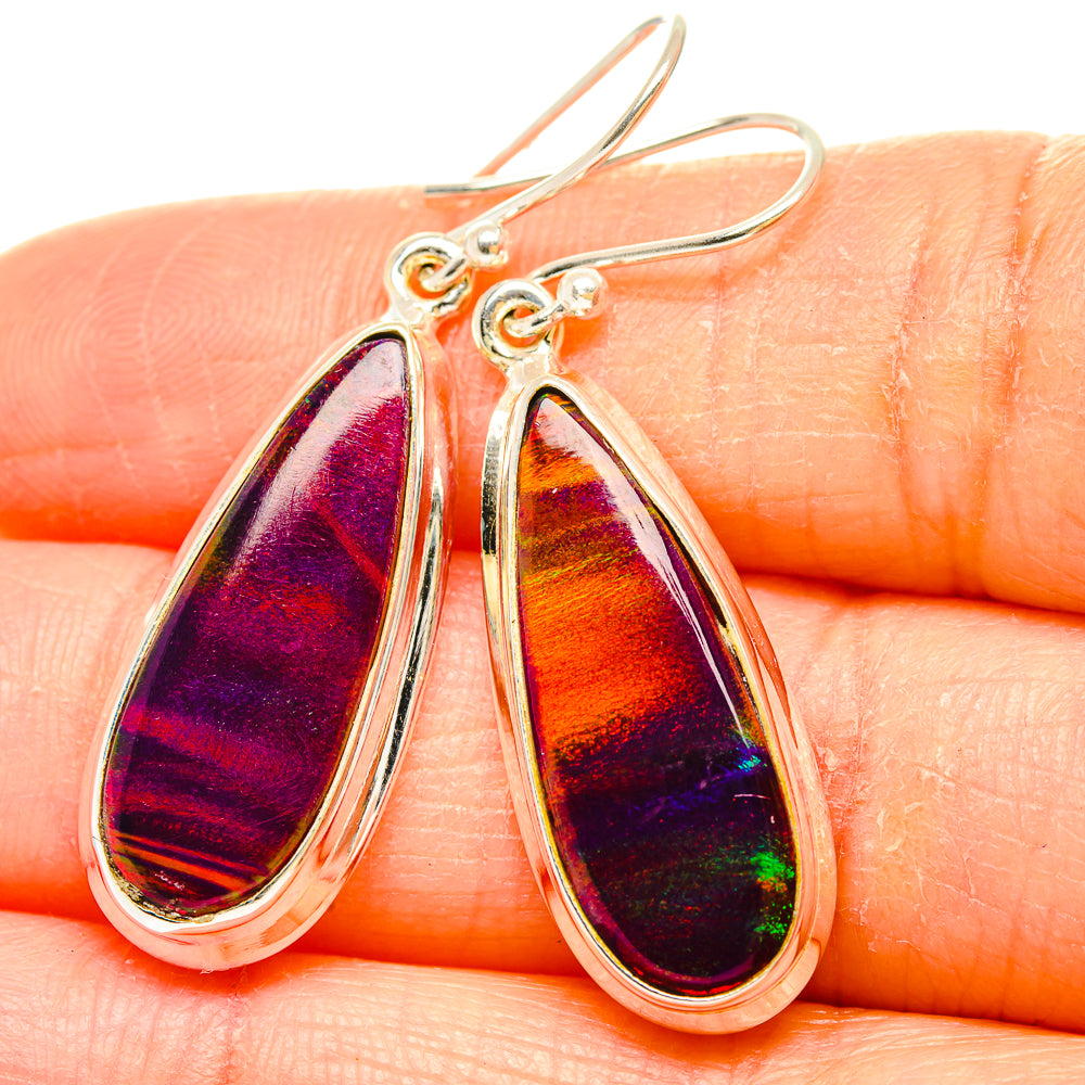 Aura Opal Earrings handcrafted by Ana Silver Co - EARR430603