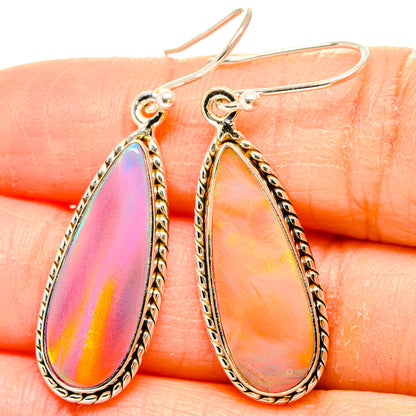 Aura Opal Earrings handcrafted by Ana Silver Co - EARR430605