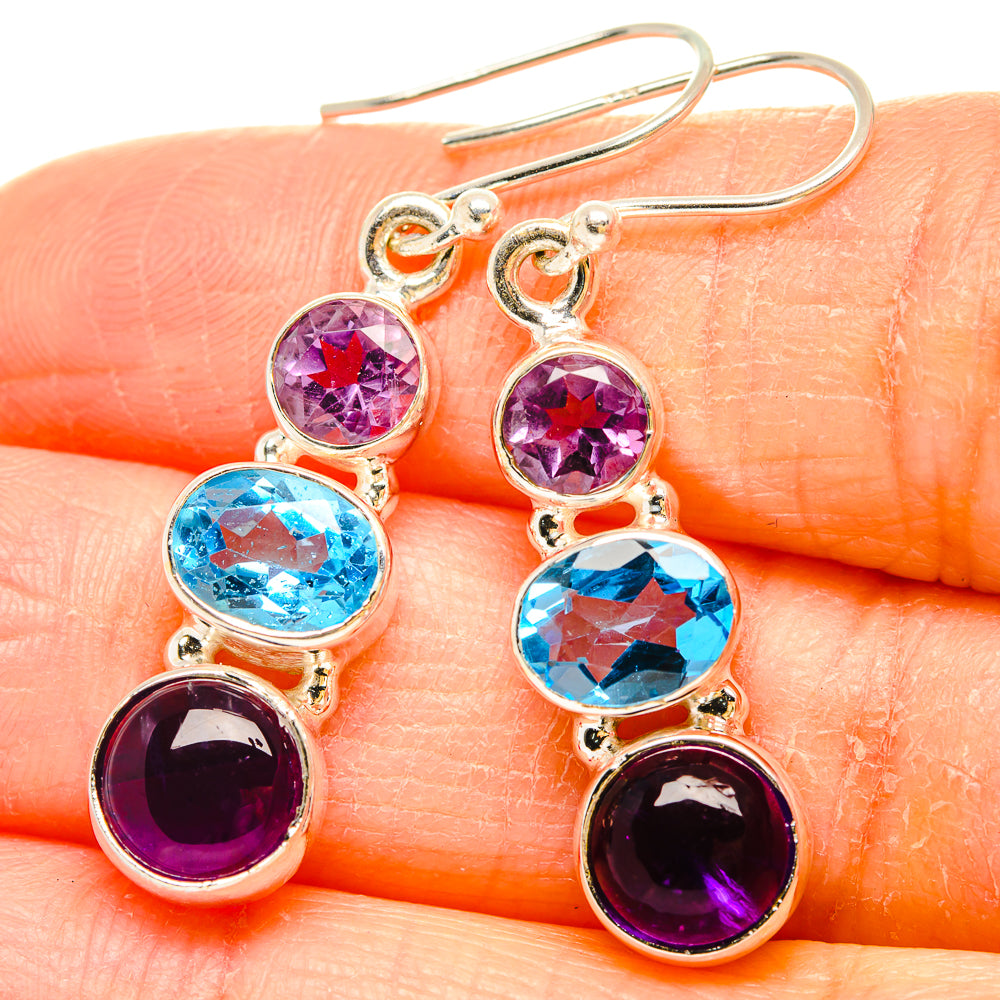 Amethyst Earrings handcrafted by Ana Silver Co - EARR430608