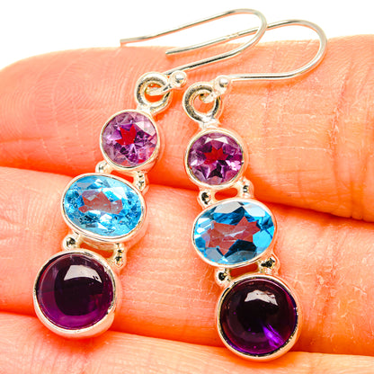 Amethyst Earrings handcrafted by Ana Silver Co - EARR430608