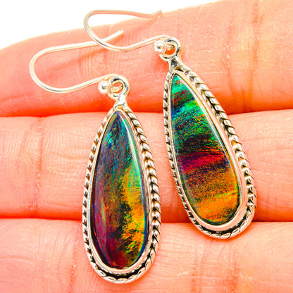 Aura Opal Earrings handcrafted by Ana Silver Co - EARR430610
