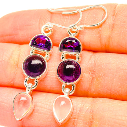 Amethyst Earrings handcrafted by Ana Silver Co - EARR430615