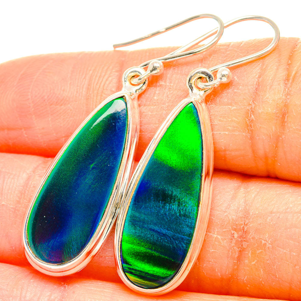 Aura Opal Earrings handcrafted by Ana Silver Co - EARR430616