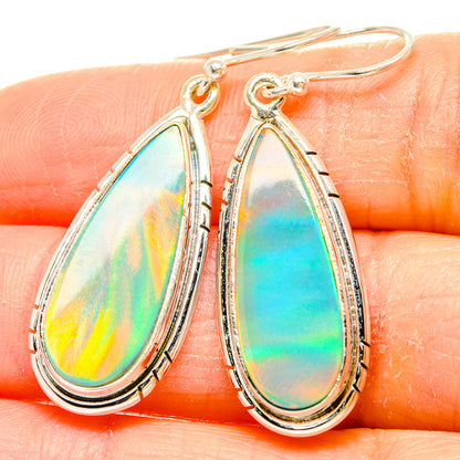 Aura Opal Earrings handcrafted by Ana Silver Co - EARR430619