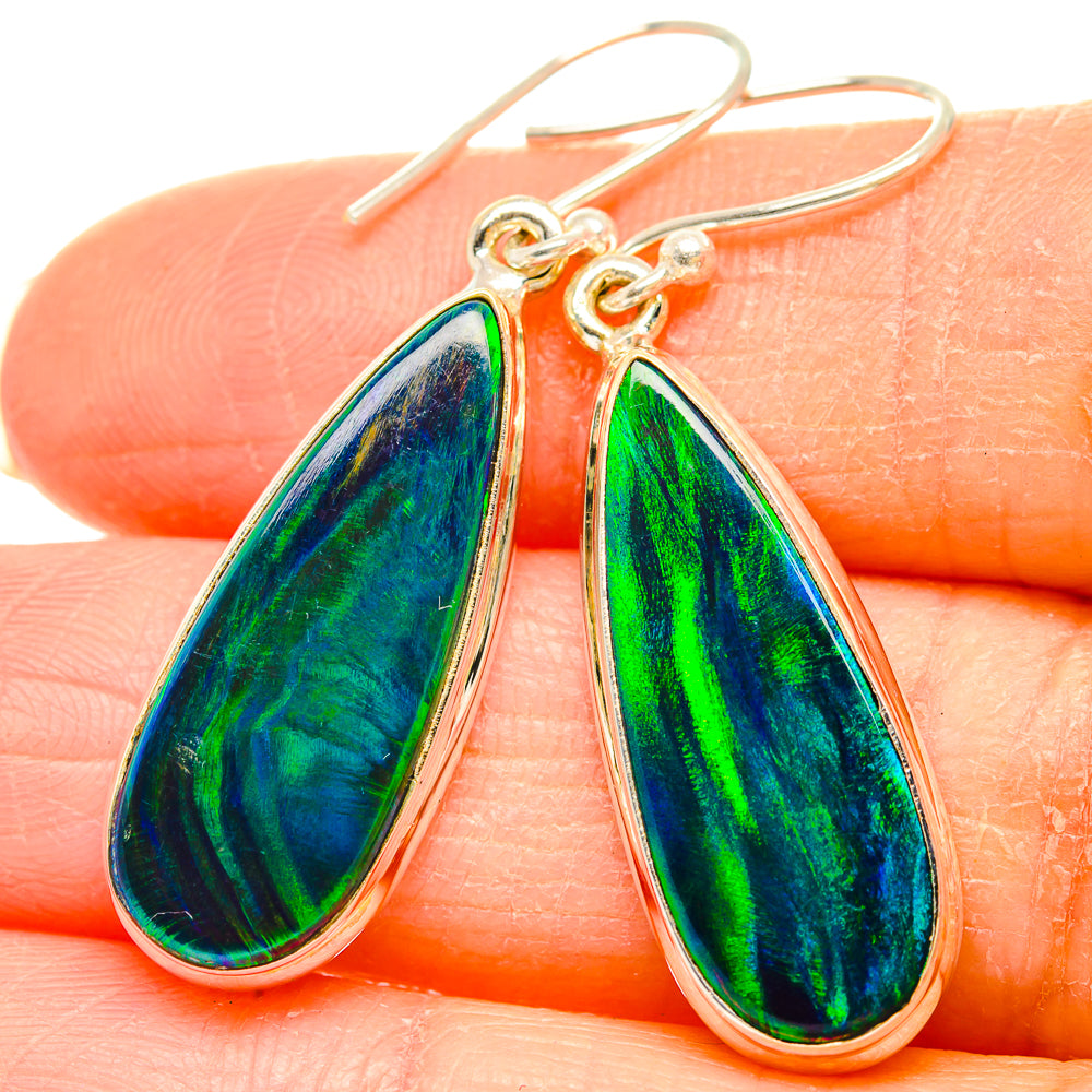 Aura Opal Earrings handcrafted by Ana Silver Co - EARR430621