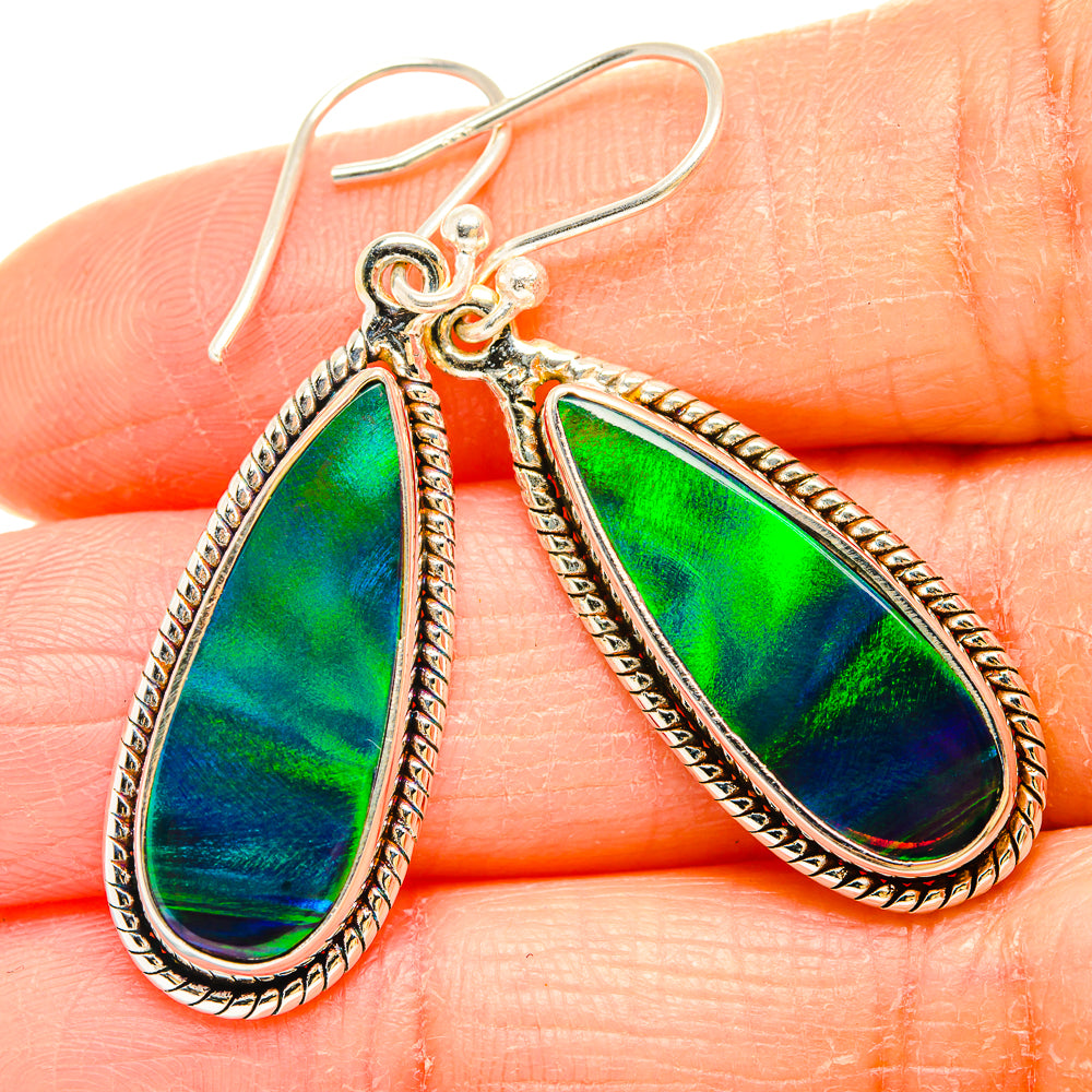 Aura Opal Earrings handcrafted by Ana Silver Co - EARR430625