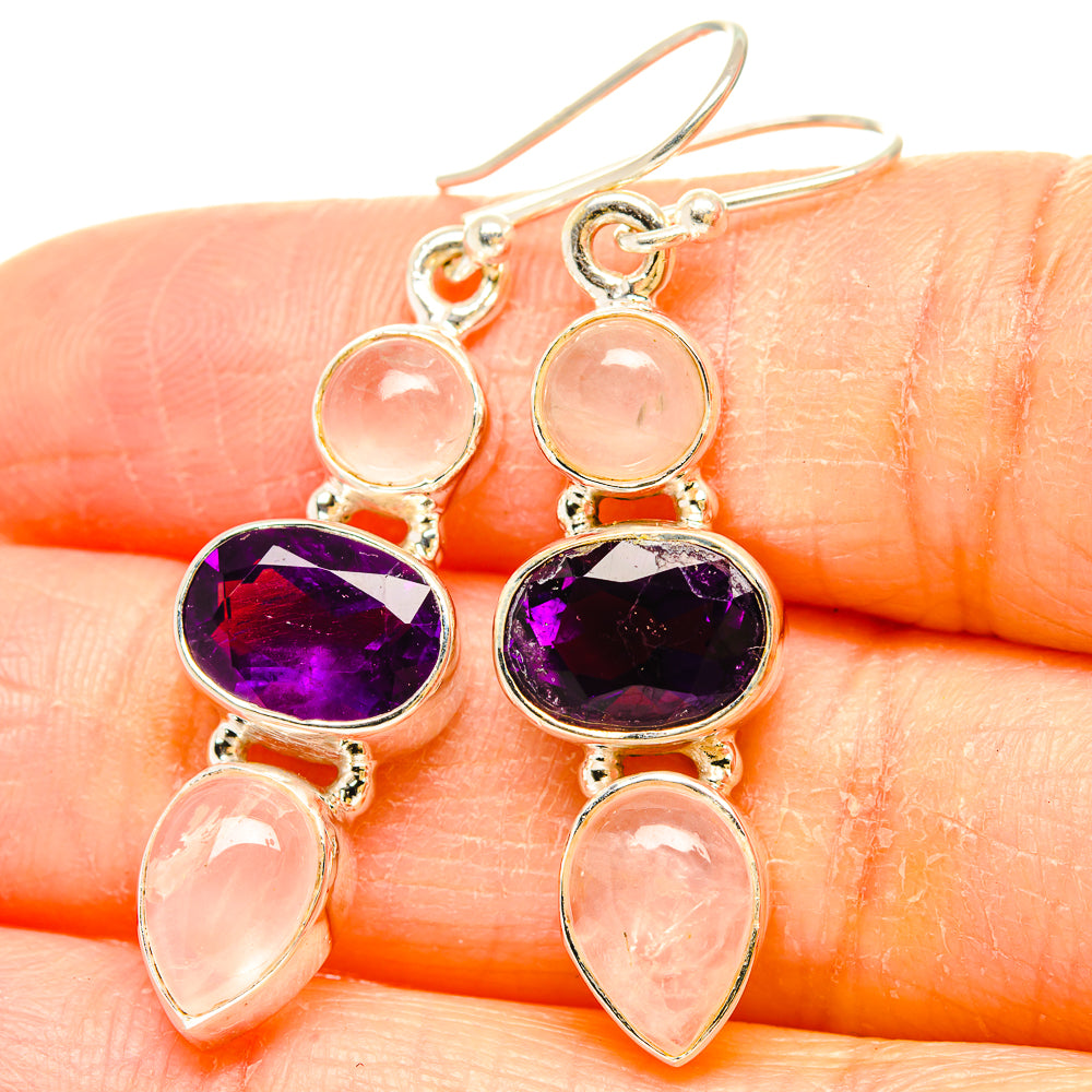 Amethyst Earrings handcrafted by Ana Silver Co - EARR430626