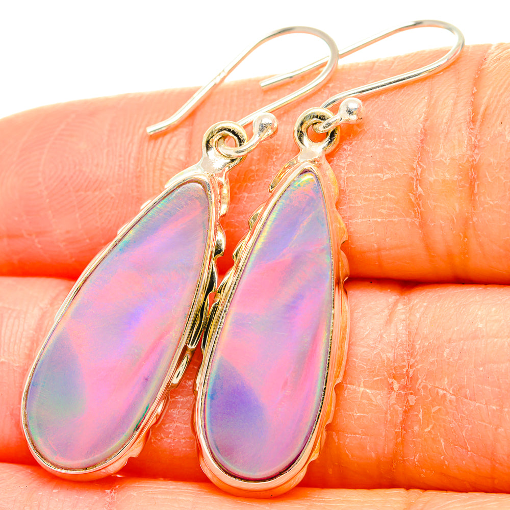 Aura Opal Earrings handcrafted by Ana Silver Co - EARR430627