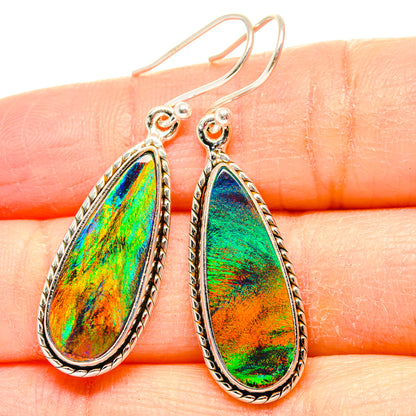Aura Opal Earrings handcrafted by Ana Silver Co - EARR430638