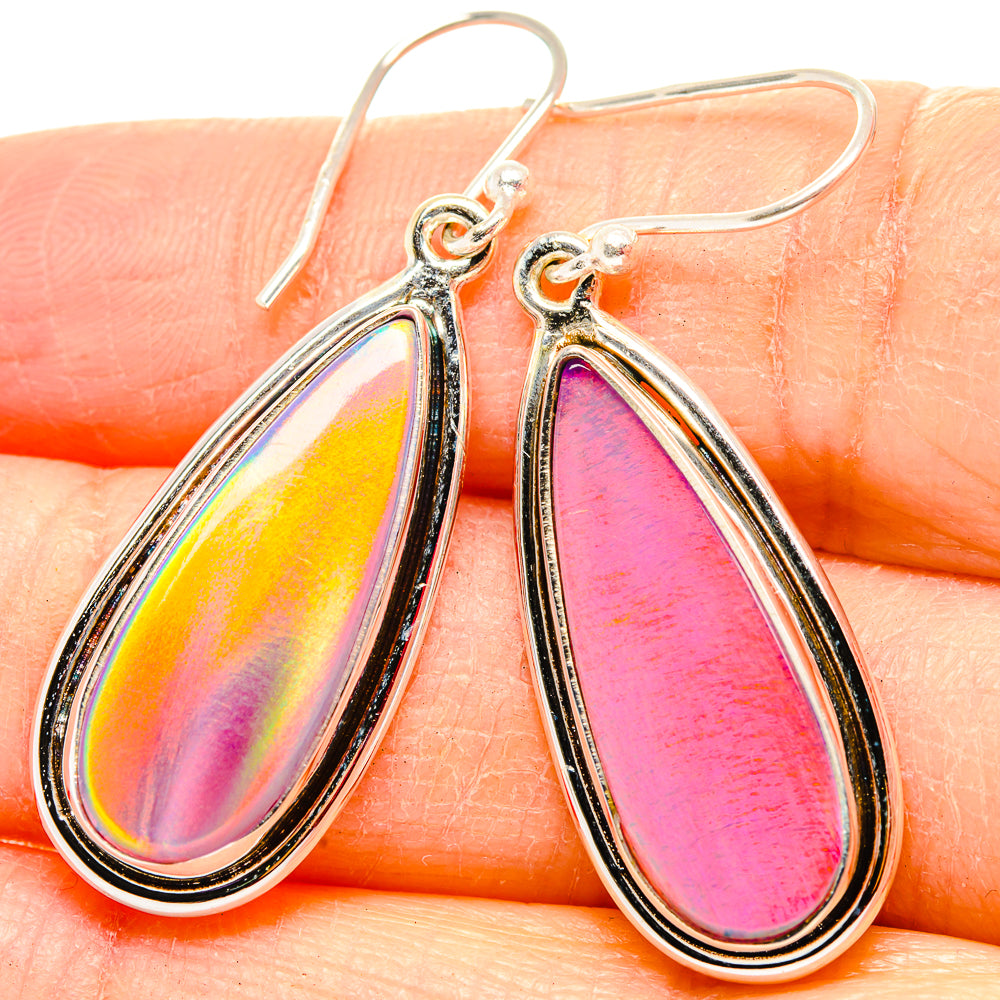 Aura Opal Earrings handcrafted by Ana Silver Co - EARR430640