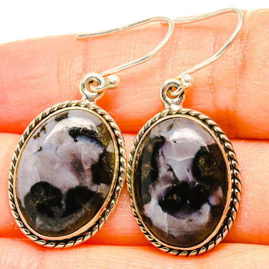 Gabbro Stone Earrings handcrafted by Ana Silver Co - EARR430642