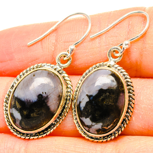 Gabbro Stone Earrings handcrafted by Ana Silver Co - EARR430644