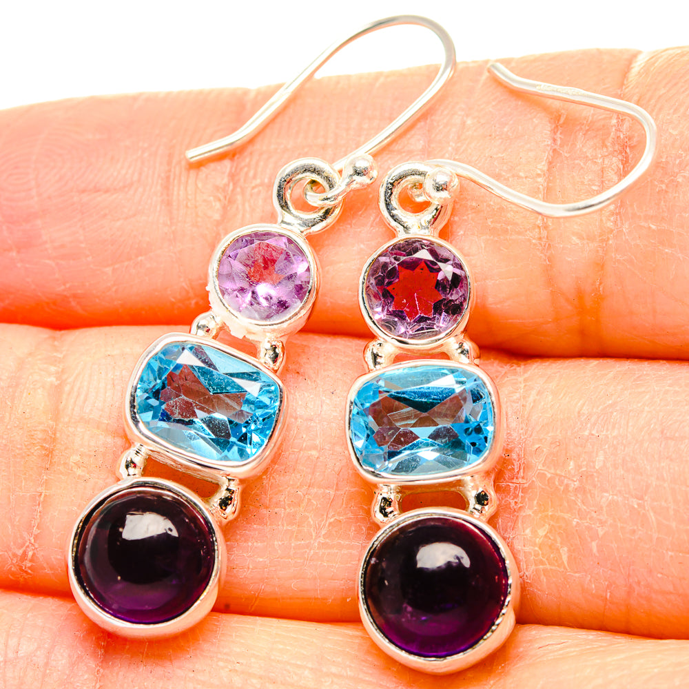 Amethyst Earrings handcrafted by Ana Silver Co - EARR430646