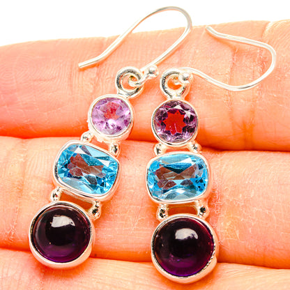 Amethyst Earrings handcrafted by Ana Silver Co - EARR430646