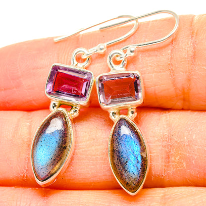 Labradorite Earrings handcrafted by Ana Silver Co - EARR430647