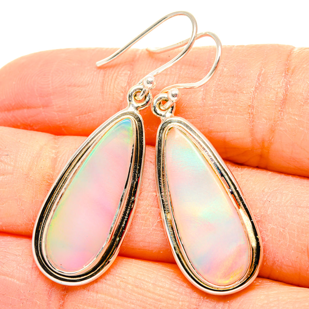 Aura Opal Earrings handcrafted by Ana Silver Co - EARR430648