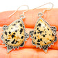 Dalmatian Jasper Earrings handcrafted by Ana Silver Co - EARR430654