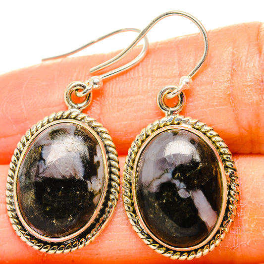 Gabbro Stone Earrings handcrafted by Ana Silver Co - EARR430655
