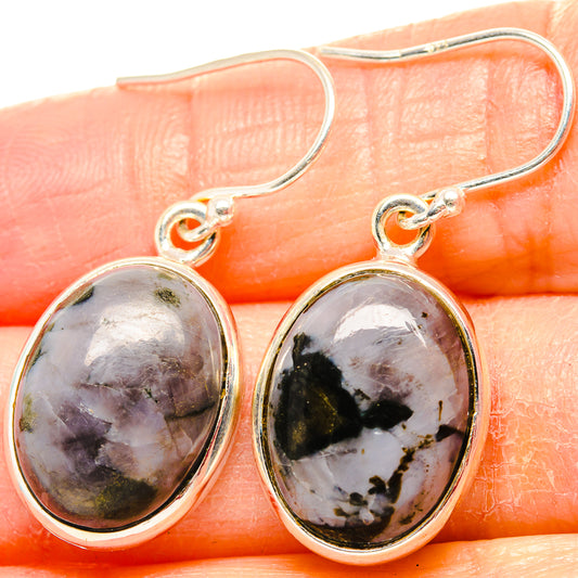 Gabbro Stone Earrings handcrafted by Ana Silver Co - EARR430658