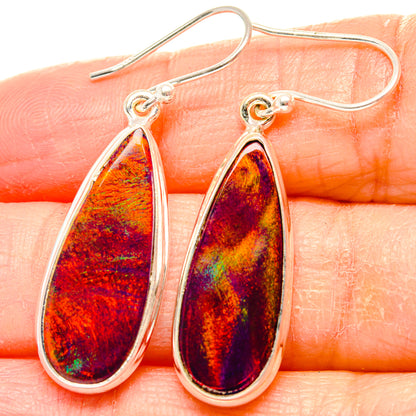 Aura Opal Earrings handcrafted by Ana Silver Co - EARR430659