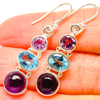 Amethyst Earrings handcrafted by Ana Silver Co - EARR430661