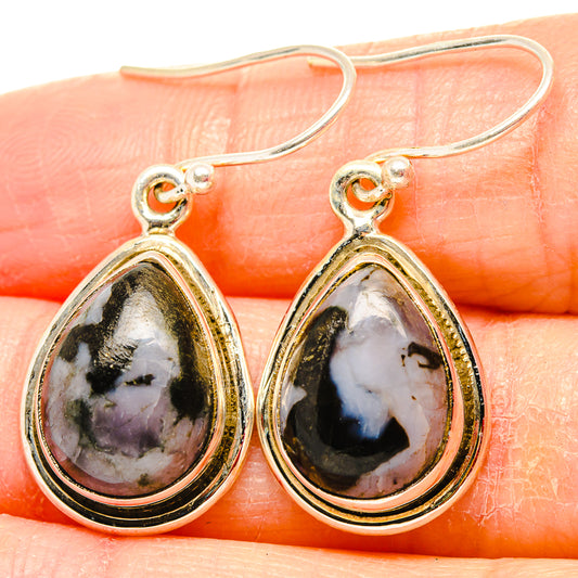 Gabbro Stone Earrings handcrafted by Ana Silver Co - EARR430662